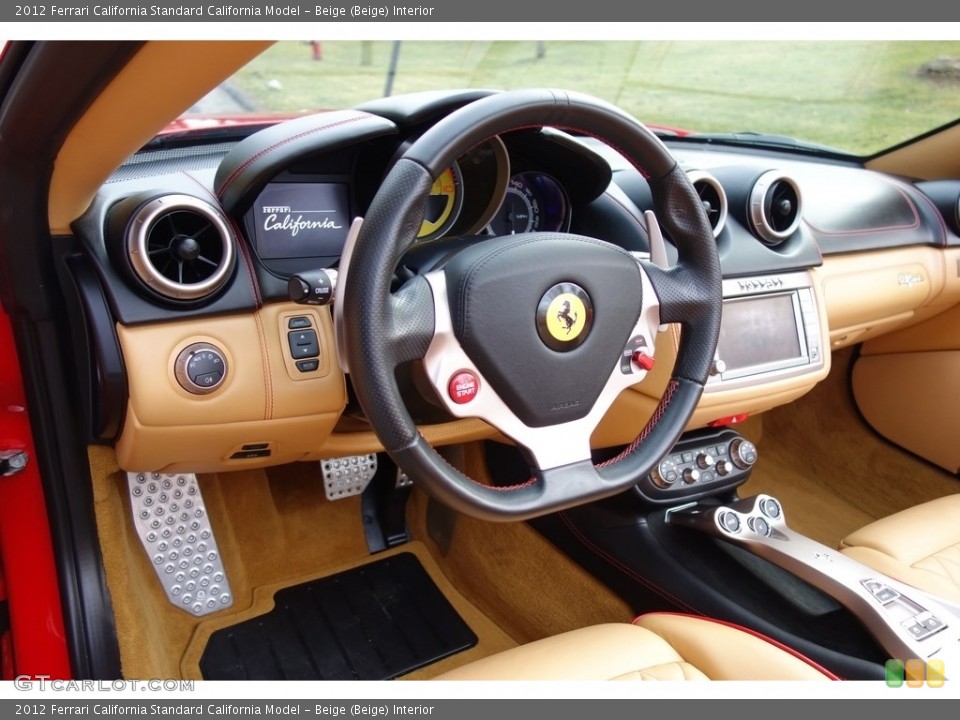 Beige (Beige) Interior Dashboard for the 2012 Ferrari California  #118790485