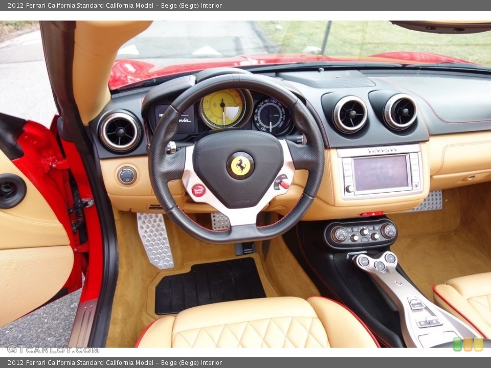Beige (Beige) Interior Dashboard for the 2012 Ferrari California  #118790497