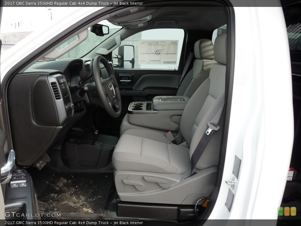 Jet Black Interior Photo for the 2017 GMC Sierra 3500HD Regular Cab 4x4 Dump Truck #118791064