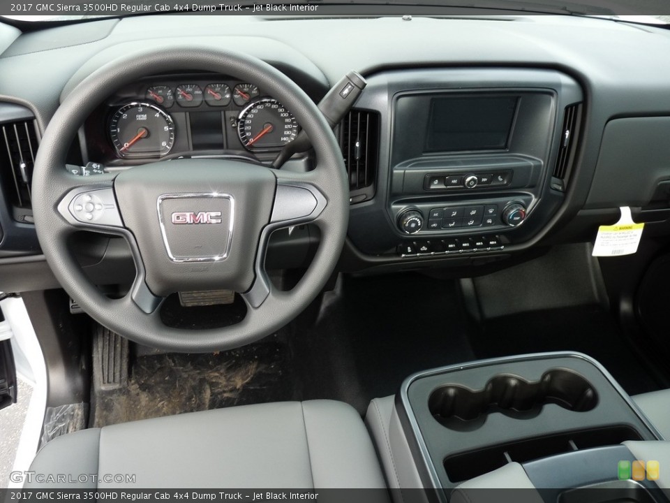 Jet Black Interior Dashboard for the 2017 GMC Sierra 3500HD Regular Cab 4x4 Dump Truck #118791079