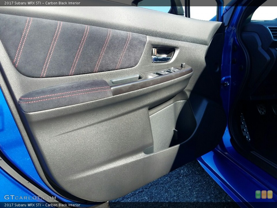 Carbon Black Interior Door Panel for the 2017 Subaru WRX STI #118791397