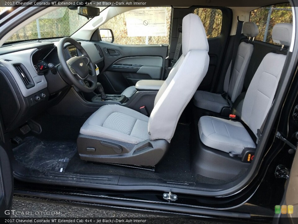 Jet Black/­Dark Ash Interior Photo for the 2017 Chevrolet Colorado WT Extended Cab 4x4 #118797338