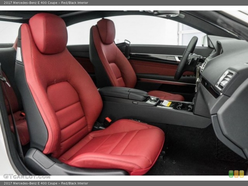 Red/Black Interior Photo for the 2017 Mercedes-Benz E 400 Coupe #118798304