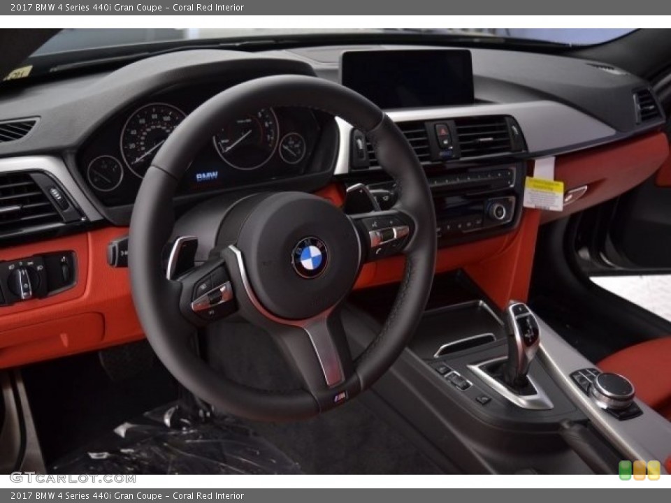 Coral Red Interior Dashboard for the 2017 BMW 4 Series 440i Gran Coupe #118799333