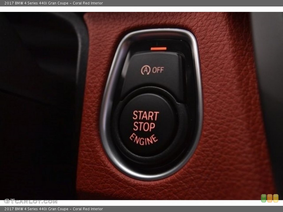 Coral Red Interior Controls for the 2017 BMW 4 Series 440i Gran Coupe #118799561