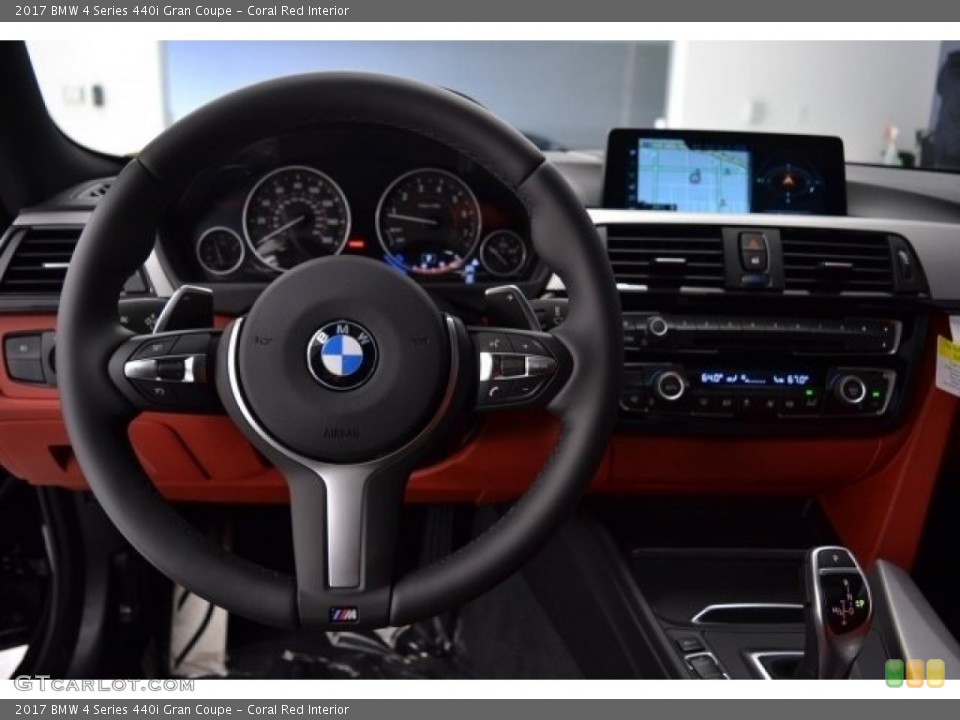 Coral Red Interior Dashboard for the 2017 BMW 4 Series 440i Gran Coupe #118799579