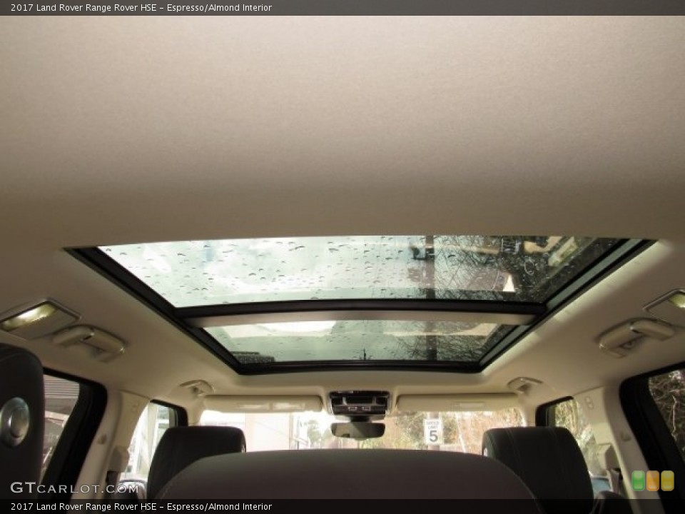 Espresso/Almond Interior Sunroof for the 2017 Land Rover Range Rover HSE #118805020