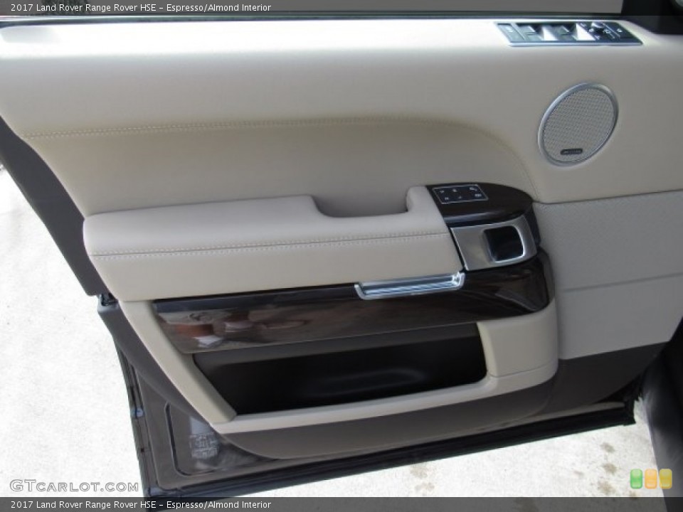 Espresso/Almond Interior Door Panel for the 2017 Land Rover Range Rover HSE #118805044