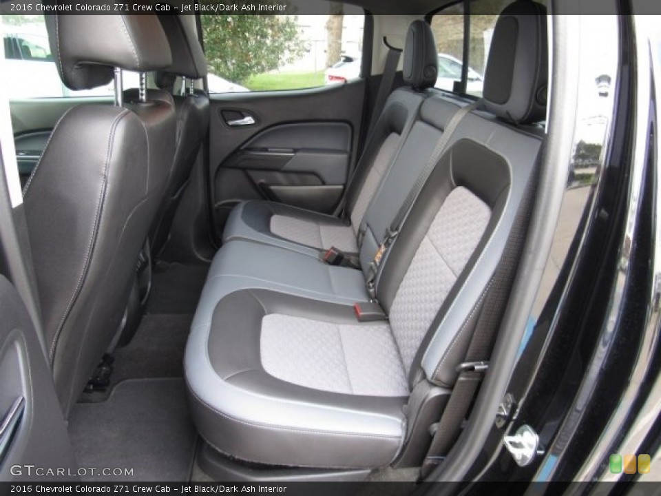 Jet Black/Dark Ash Interior Rear Seat for the 2016 Chevrolet Colorado Z71 Crew Cab #118806409