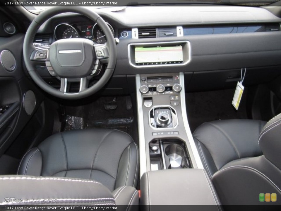 Ebony/Ebony Interior Dashboard for the 2017 Land Rover Range Rover Evoque HSE #118807702