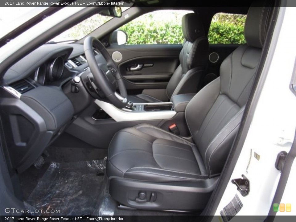Ebony/Ebony Interior Photo for the 2017 Land Rover Range Rover Evoque HSE #118807705