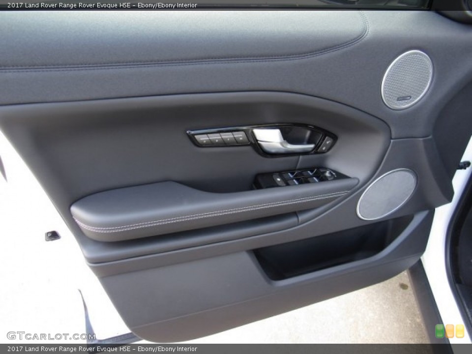 Ebony/Ebony Interior Door Panel for the 2017 Land Rover Range Rover Evoque HSE #118807747