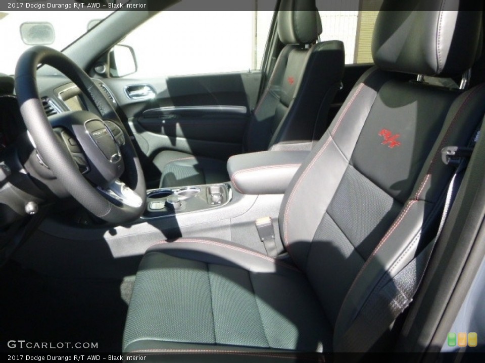 Black Interior Front Seat for the 2017 Dodge Durango R/T AWD #118813419