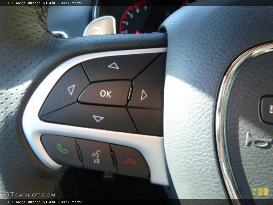 Black Interior Controls for the 2017 Dodge Durango R/T AWD #118813509