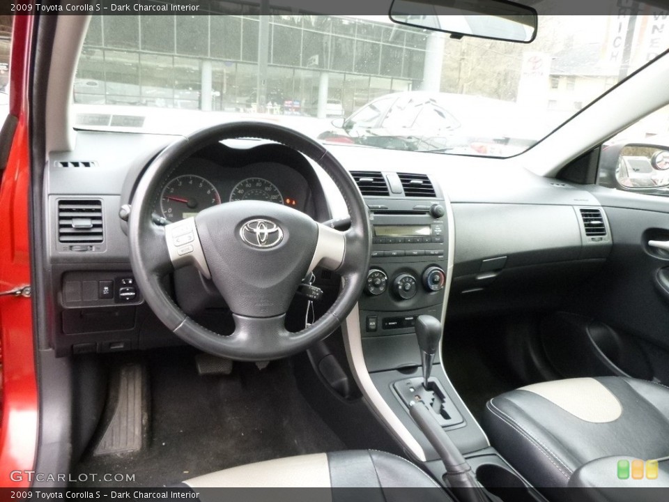 Dark Charcoal Interior Photo for the 2009 Toyota Corolla S #118829404