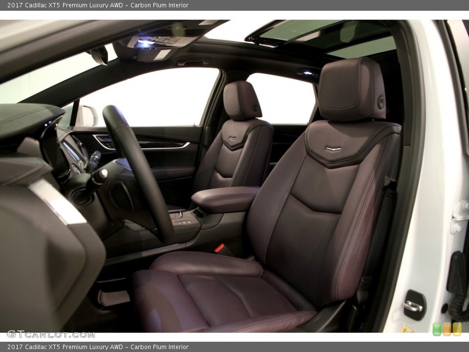 Carbon Plum Interior Front Seat for the 2017 Cadillac XT5 Premium Luxury AWD #118831381