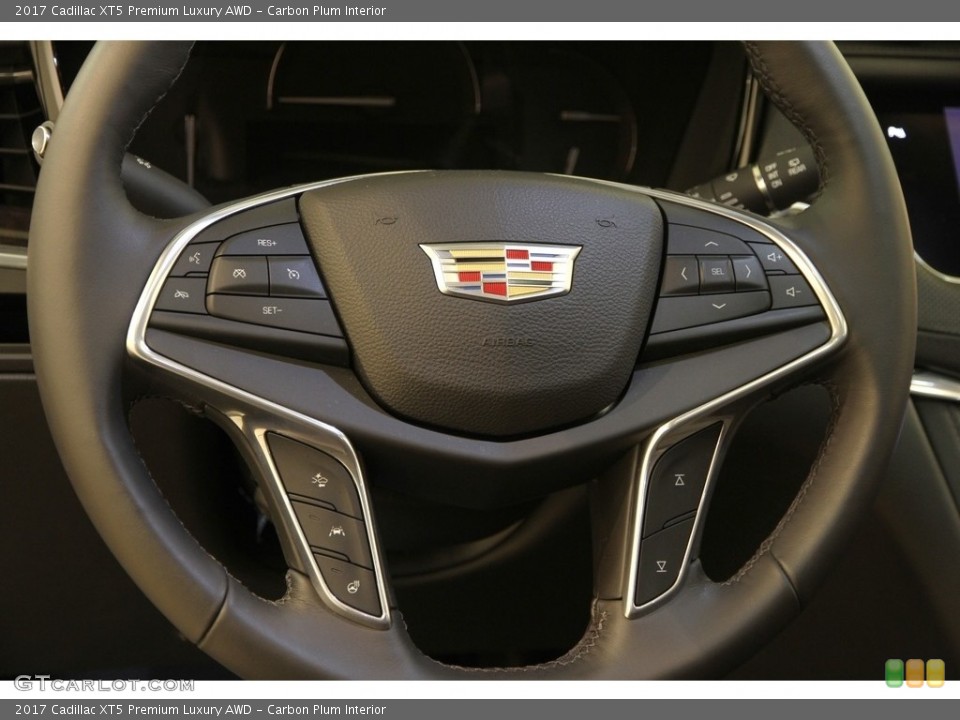 Carbon Plum Interior Steering Wheel for the 2017 Cadillac XT5 Premium Luxury AWD #118831408