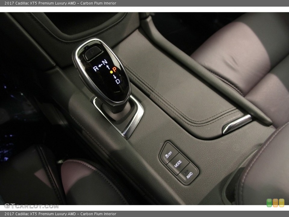 Carbon Plum Interior Transmission for the 2017 Cadillac XT5 Premium Luxury AWD #118831519