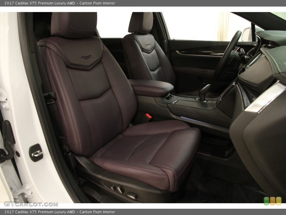 Carbon Plum Interior Front Seat for the 2017 Cadillac XT5 Premium Luxury AWD #118831555