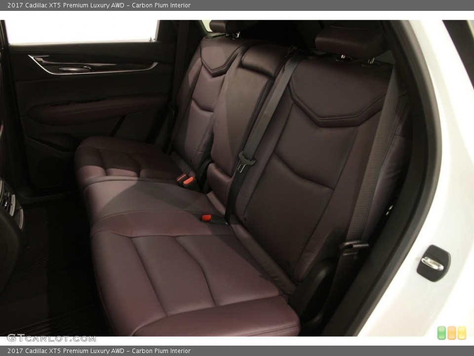 Carbon Plum Interior Rear Seat for the 2017 Cadillac XT5 Premium Luxury AWD #118831576