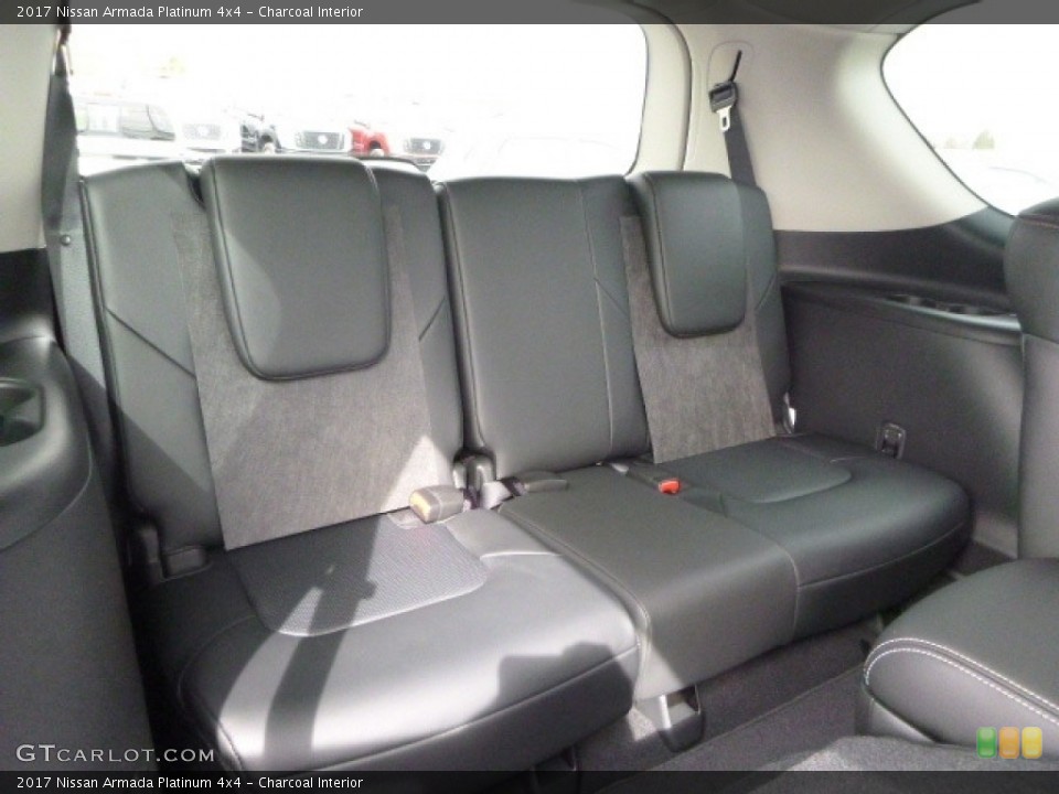Charcoal Interior Rear Seat for the 2017 Nissan Armada Platinum 4x4 #118833028