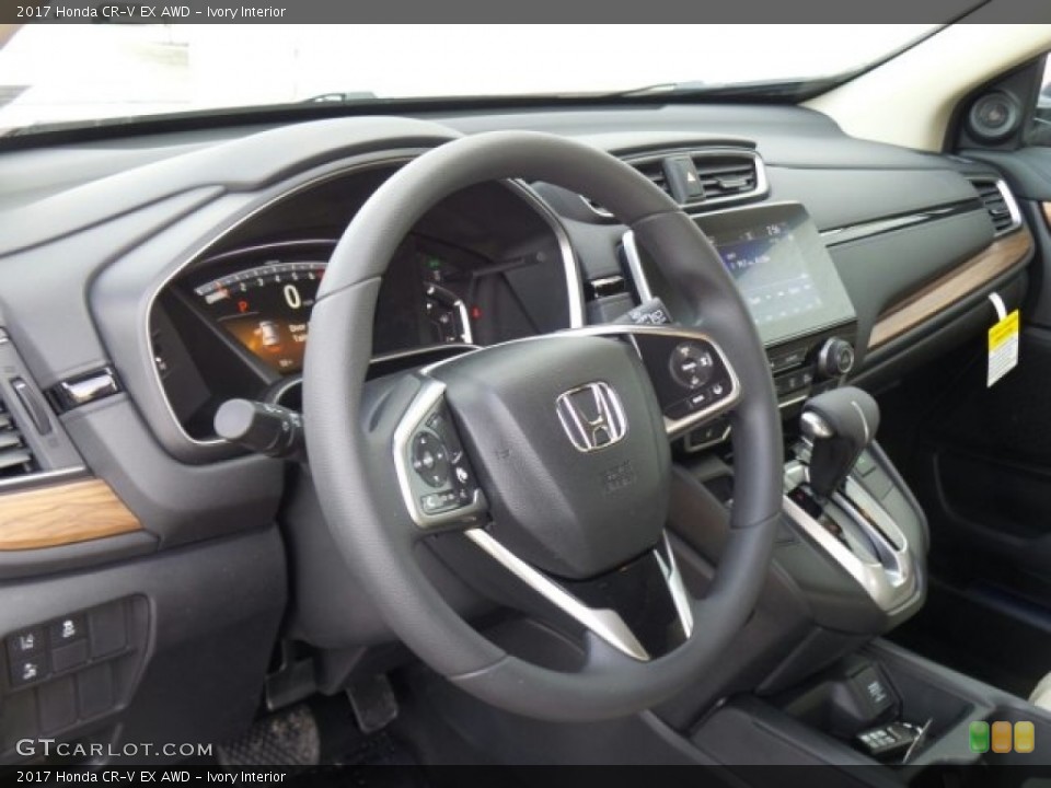 Ivory Interior Dashboard for the 2017 Honda CR-V EX AWD #118833046