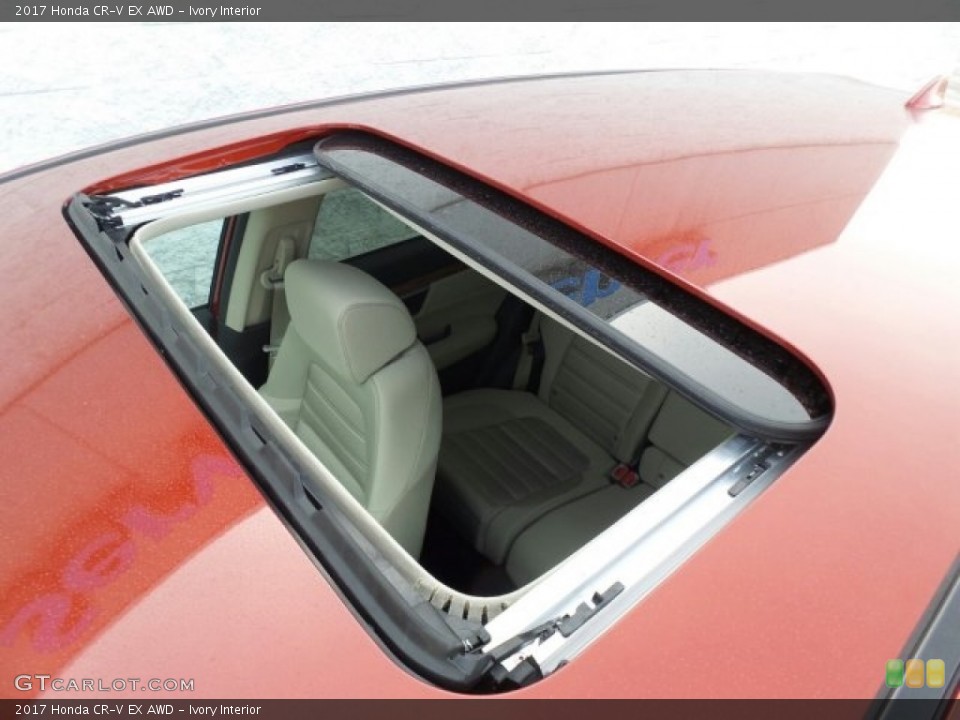 Ivory Interior Sunroof for the 2017 Honda CR-V EX AWD #118833547
