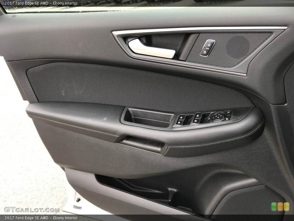 Ebony Interior Door Panel for the 2017 Ford Edge SE AWD #118836322