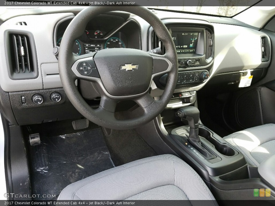 Jet Black/­Dark Ash Interior Photo for the 2017 Chevrolet Colorado WT Extended Cab 4x4 #118836754