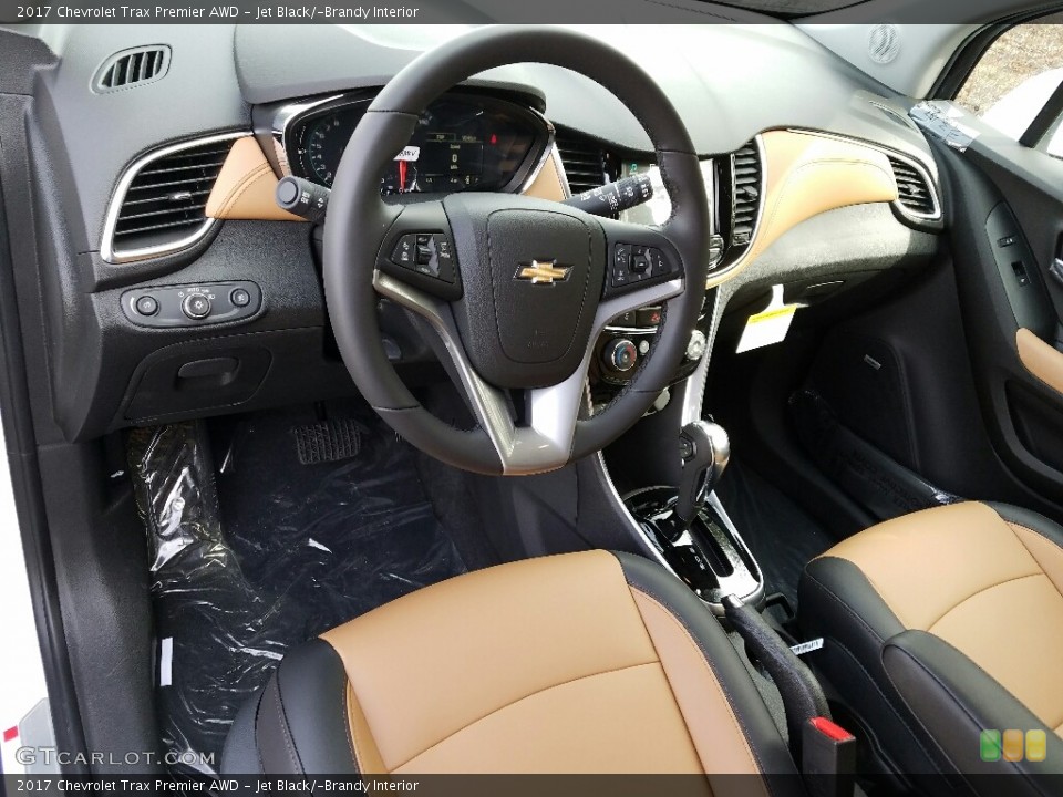 Jet Black/­Brandy Interior Photo for the 2017 Chevrolet Trax Premier AWD #118837606