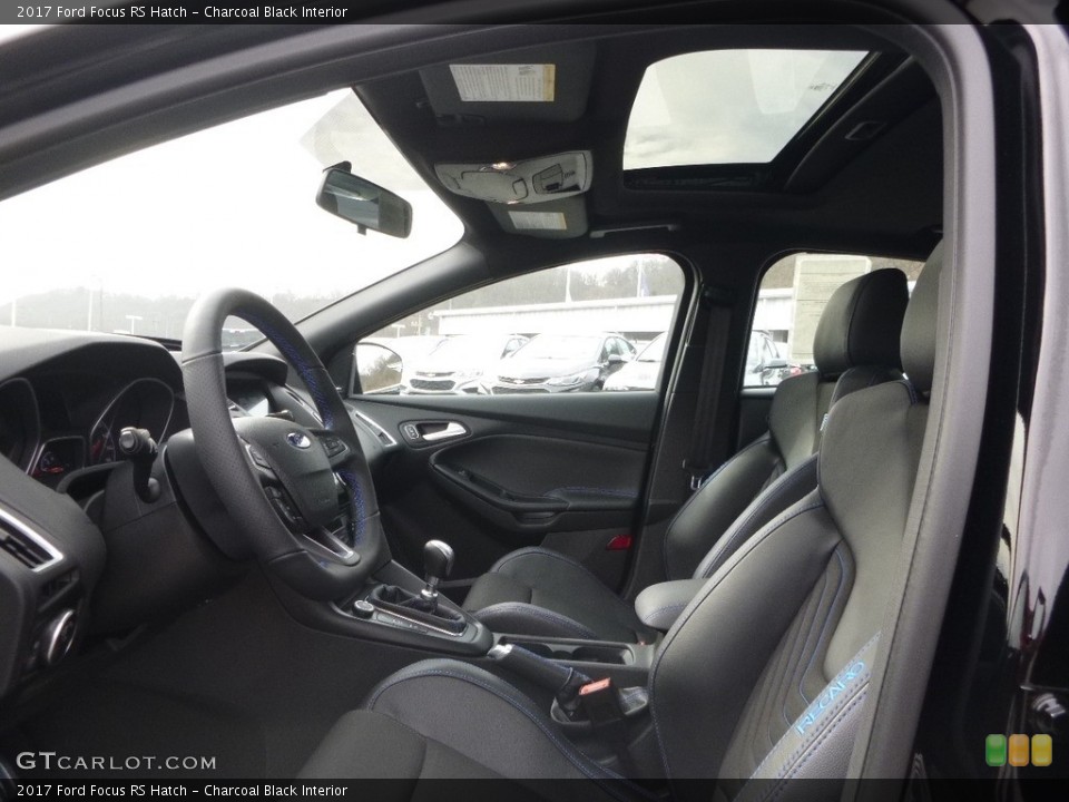 Charcoal Black Interior Front Seat for the 2017 Ford Focus RS Hatch #118838464