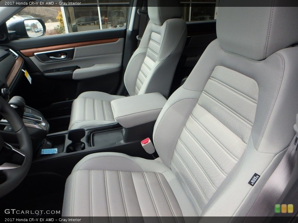Gray Interior Front Seat for the 2017 Honda CR-V EX AWD #118839217