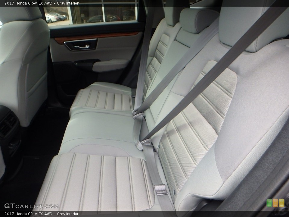 Gray Interior Rear Seat for the 2017 Honda CR-V EX AWD #118839235