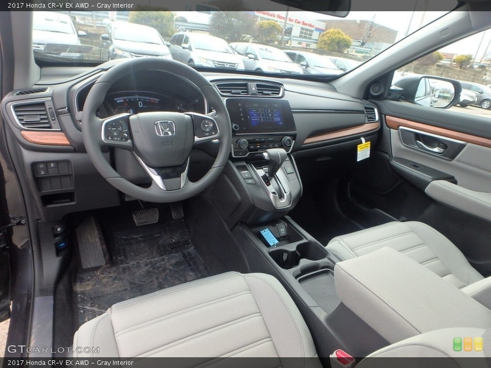 Gray Interior Photo for the 2017 Honda CR-V EX AWD #118839247