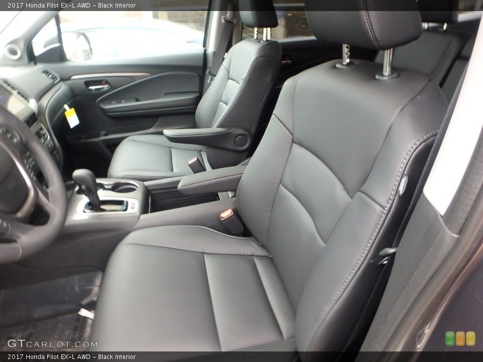 Black Interior Front Seat for the 2017 Honda Pilot EX-L AWD #118839535