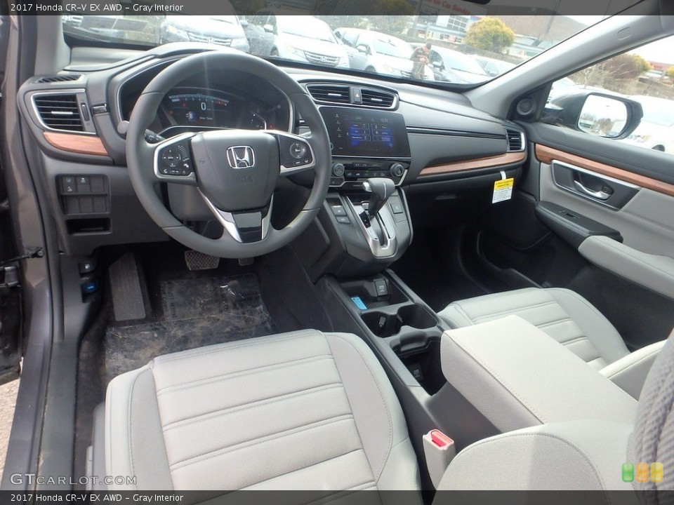 Gray Interior Photo for the 2017 Honda CR-V EX AWD #118839886