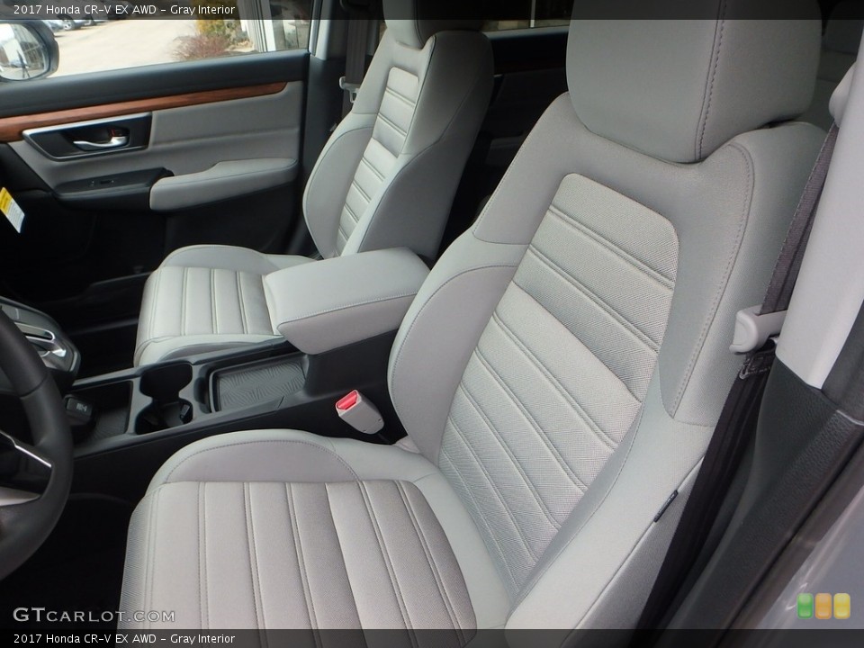 Gray Interior Front Seat for the 2017 Honda CR-V EX AWD #118840534