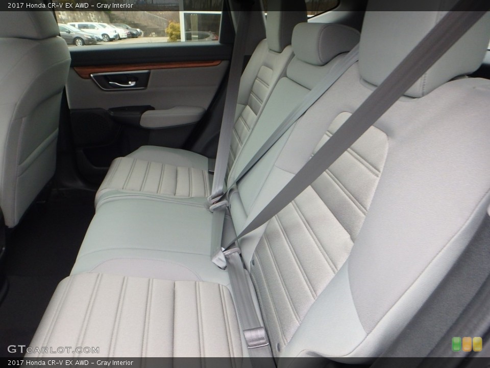 Gray Interior Rear Seat for the 2017 Honda CR-V EX AWD #118840564