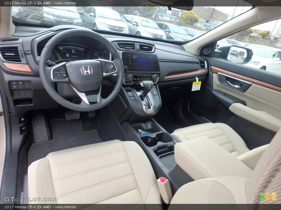 Ivory Interior Photo for the 2017 Honda CR-V EX AWD #118841854