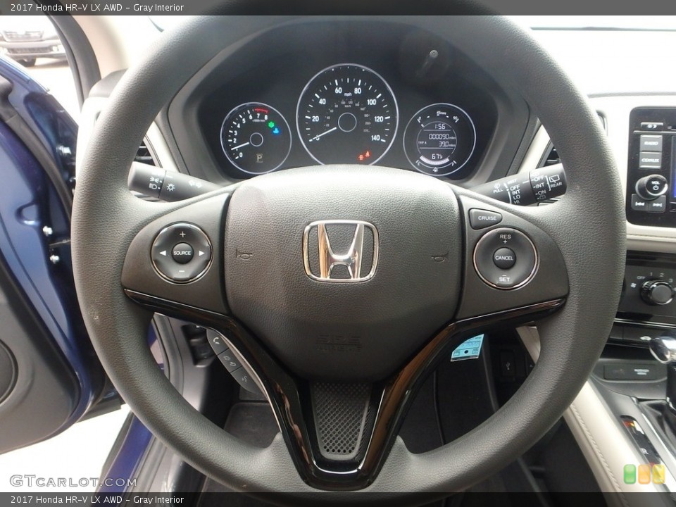 Gray Interior Steering Wheel for the 2017 Honda HR-V LX AWD #118842763