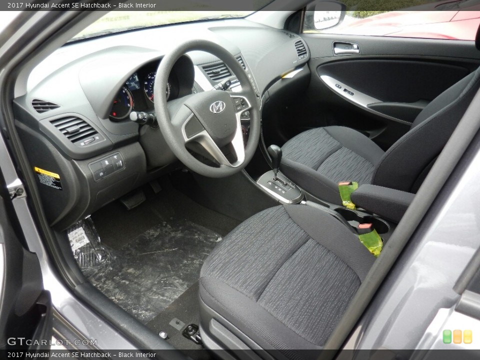 Black 2017 Hyundai Accent Interiors