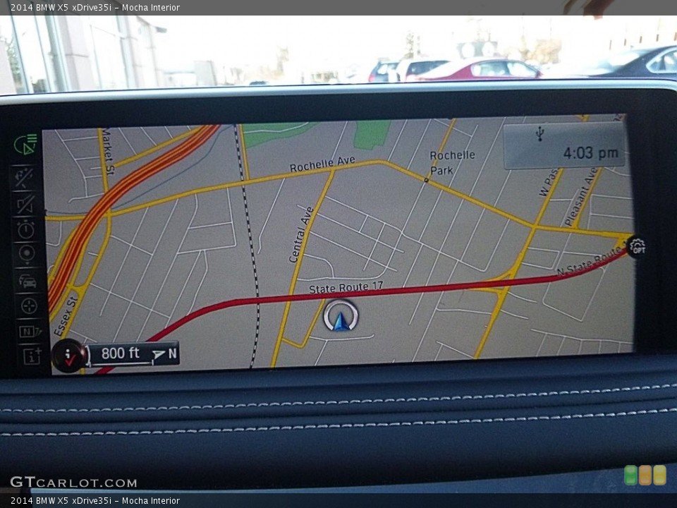 Mocha Interior Navigation for the 2014 BMW X5 xDrive35i #118845040
