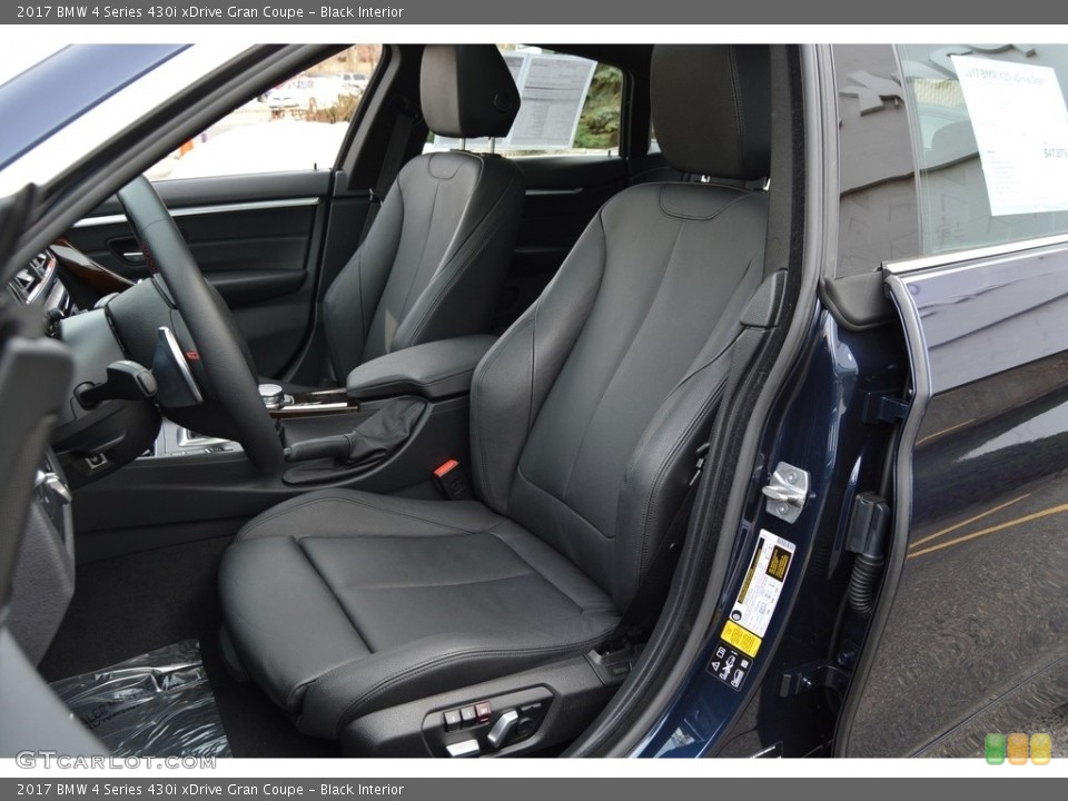 Black Interior Front Seat for the 2017 BMW 4 Series 430i xDrive Gran Coupe #118845067