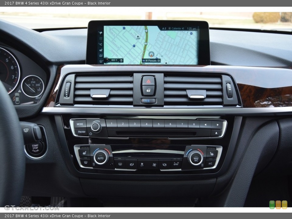 Black Interior Controls for the 2017 BMW 4 Series 430i xDrive Gran Coupe #118845136