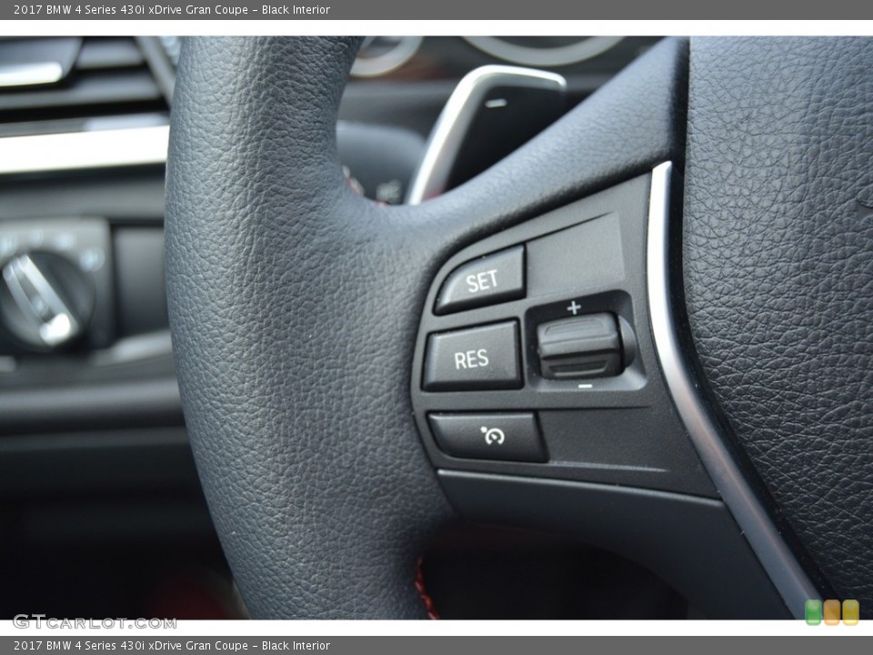 Black Interior Controls for the 2017 BMW 4 Series 430i xDrive Gran Coupe #118845291