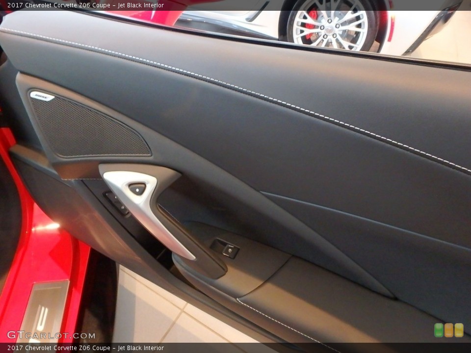 Jet Black Interior Door Panel for the 2017 Chevrolet Corvette Z06 Coupe #118845457