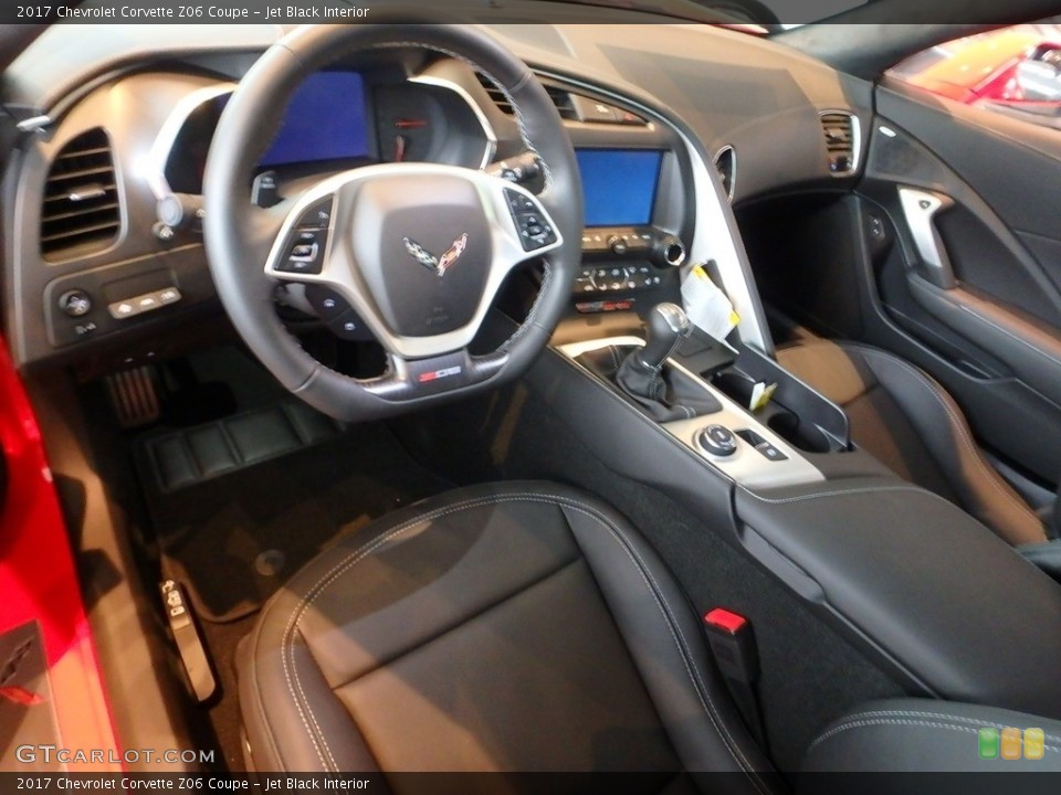 Jet Black Interior Photo for the 2017 Chevrolet Corvette Z06 Coupe #118845511