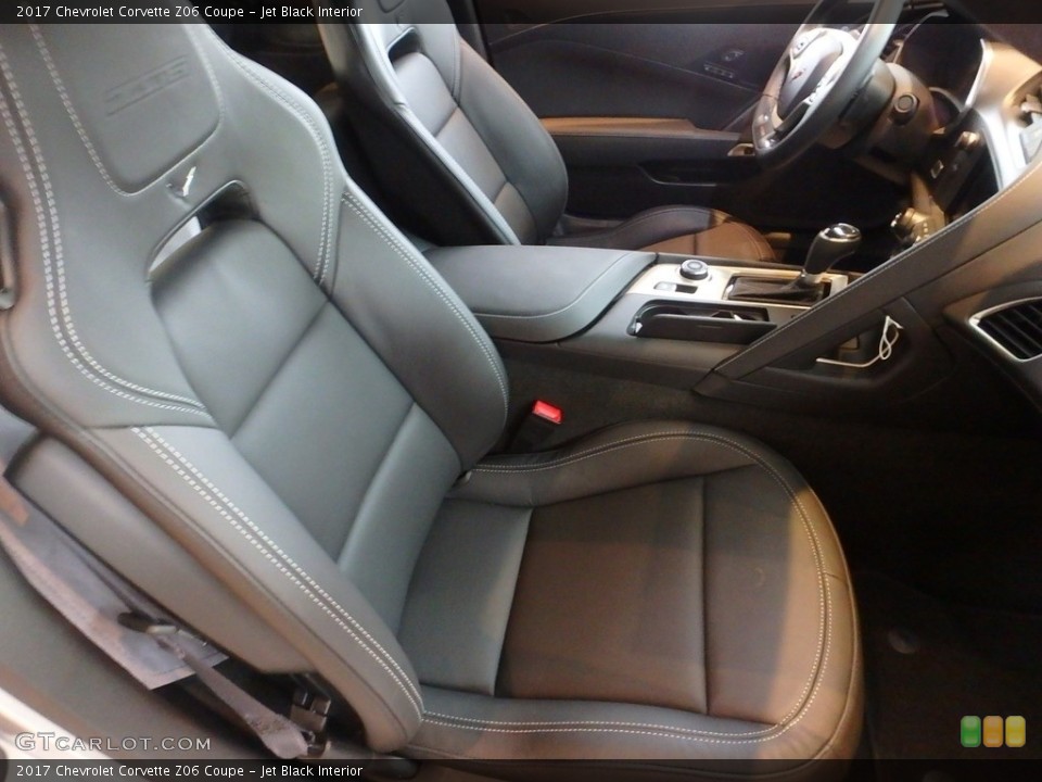 Jet Black Interior Front Seat for the 2017 Chevrolet Corvette Z06 Coupe #118845844
