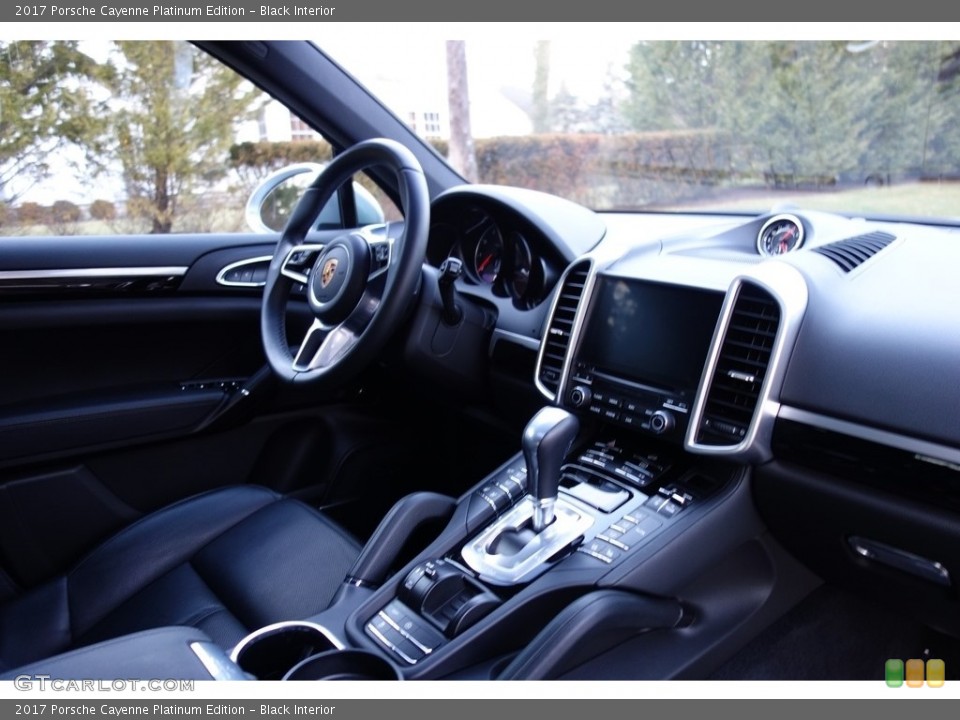 Black Interior Controls for the 2017 Porsche Cayenne Platinum Edition #118847455