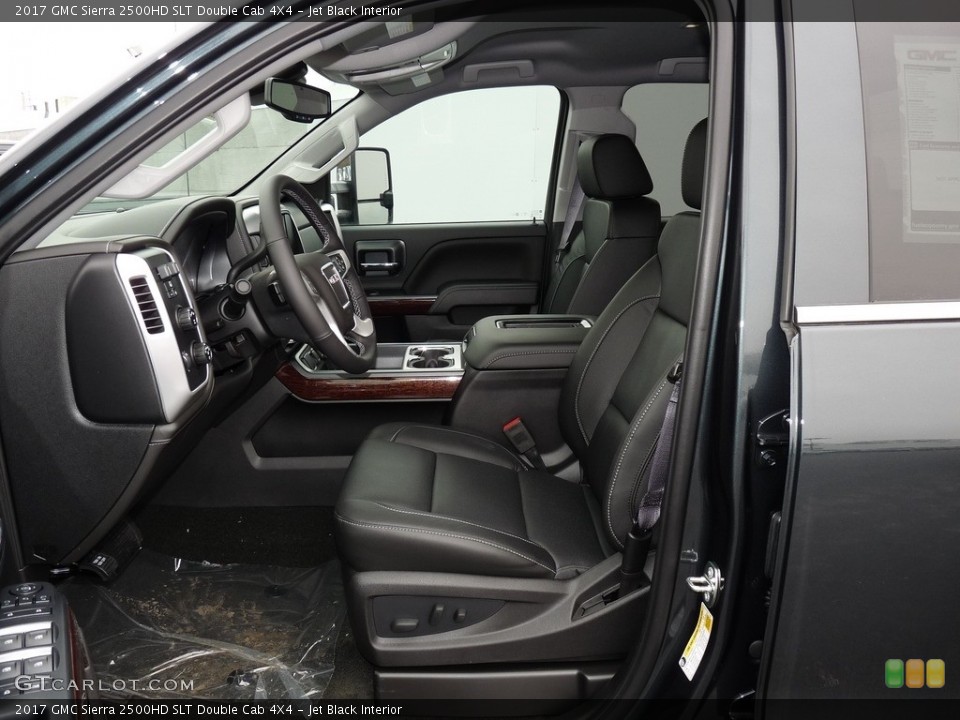 Jet Black Interior Photo for the 2017 GMC Sierra 2500HD SLT Double Cab 4X4 #118851614